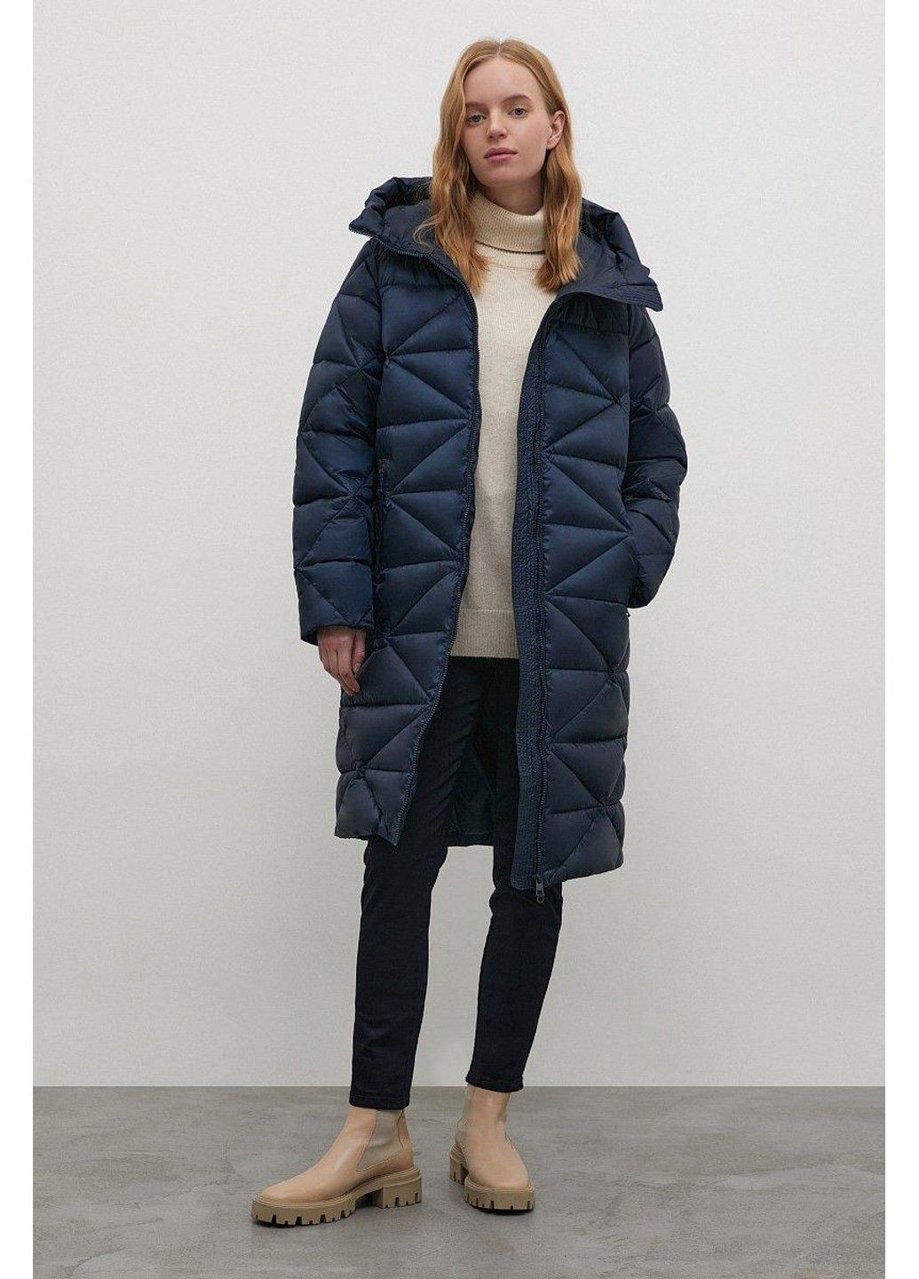 Синяя зимняя куртка fwb11075-101 Finn Flare