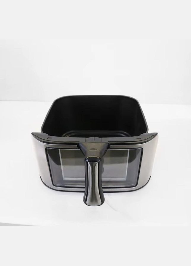 Аерофритюрка безмасляна Henschll на 12л електричний аерогриль з сенсорним керуванням 3600Вт Чорний No Brand (338378026)