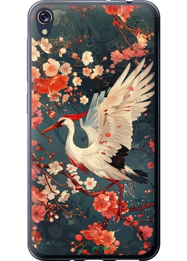 Чехол на Asus ZENFONE Live ZB501KL Сакура и аист "6108u-1128-70447" Endorphone (364297757)