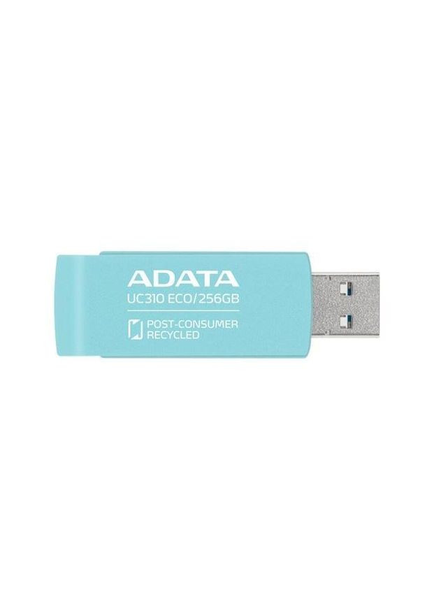 Флеш накопитель USB 3.2 UC310 Eco 256Gb зеленый ADATA (293346830)