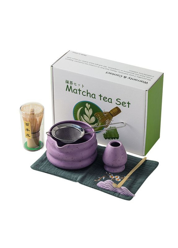 Набор Matcha SD5458 Purple для приготовления чая матча 7 предметов 1 шт. Lesko (349730349)