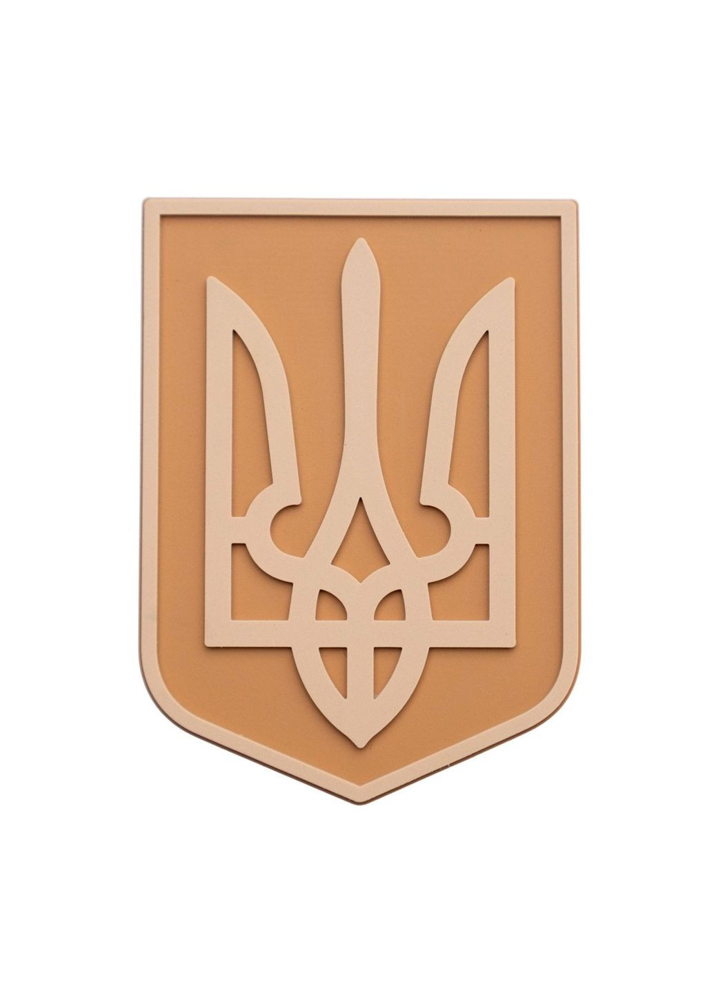 ПВХ Патч "Герб Украины" (Тризуб) 4x6 см, Coyote Vik-Tailor (367623946)