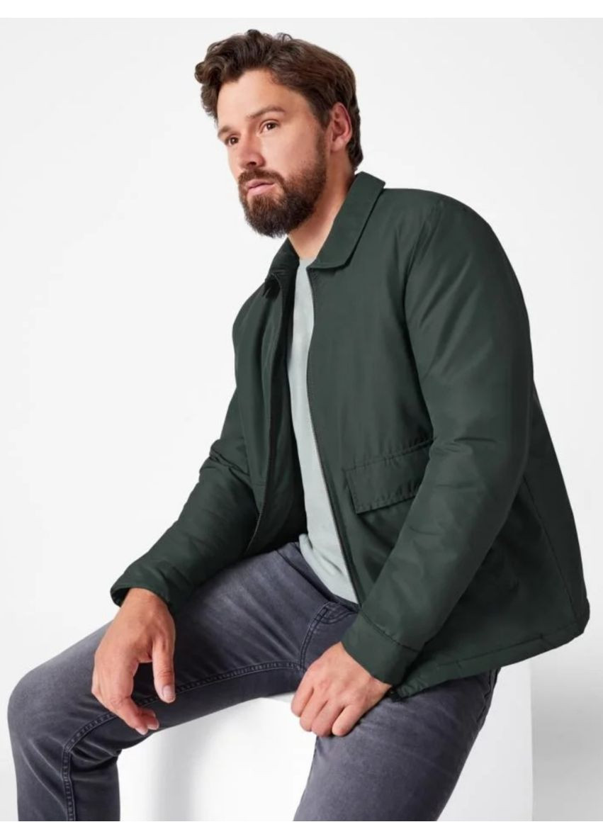 Зеленая демисезонная мужская куртка Livergy