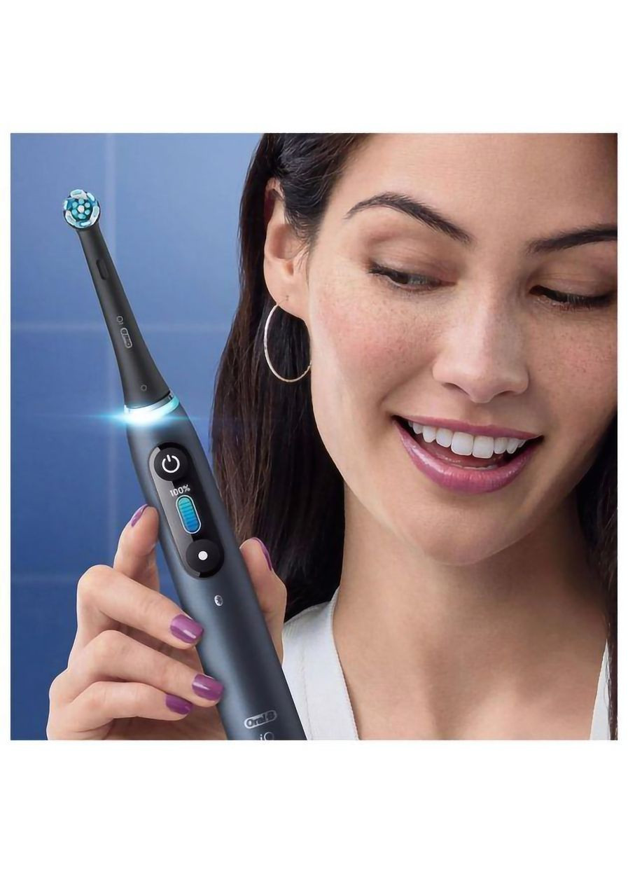 Электрическая зубная щетка iO Series 9 Black, IOM9.1B2.2AD типа 3758 Oral-B 4210201449485 (328401491)