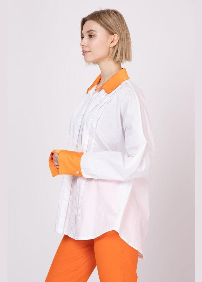 Оранжевая повседневный рубашка TAKEASY