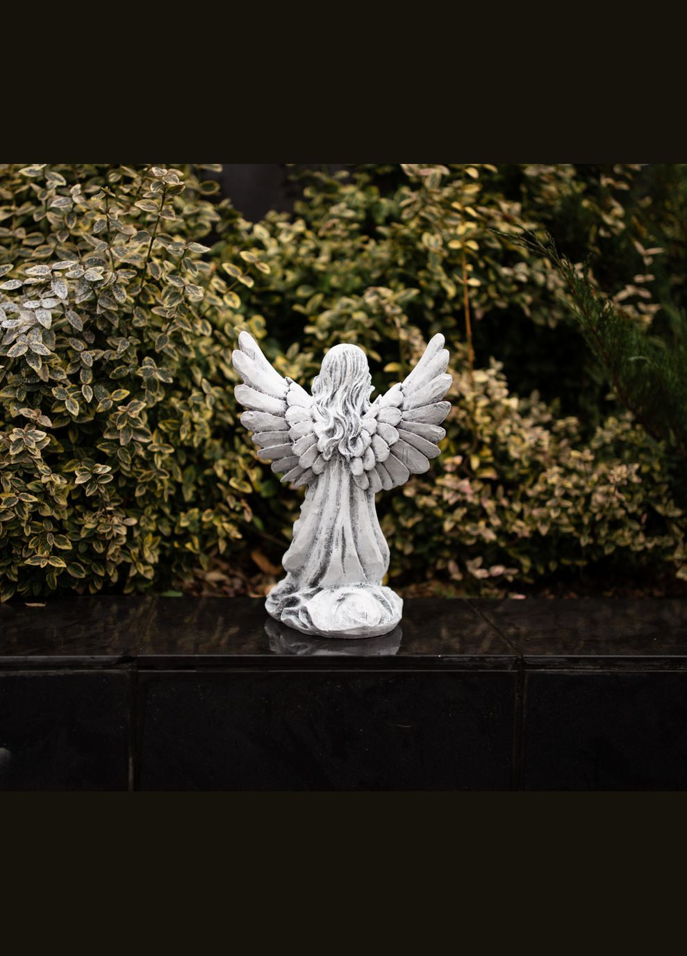 Ангел на молитвенном колене 25*18*15 см (СП5183 серый) Гранд Презент (282743470)