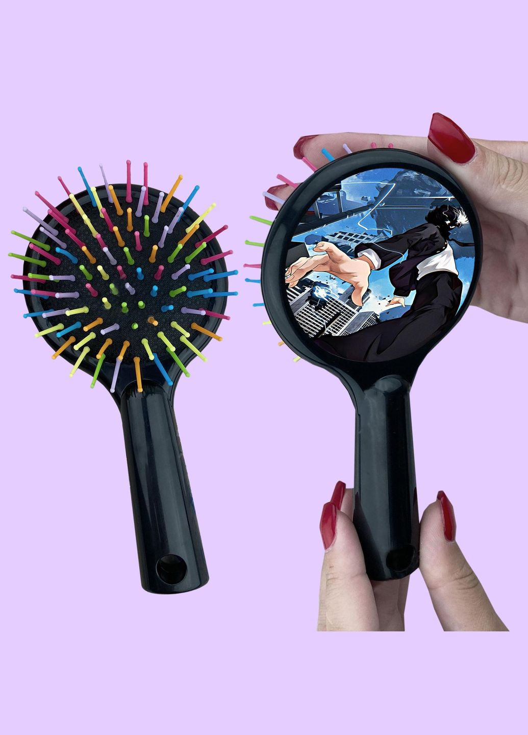 Расческа для волос Аниме Моб Психо 100 #0002 черный No Brand (315046905)