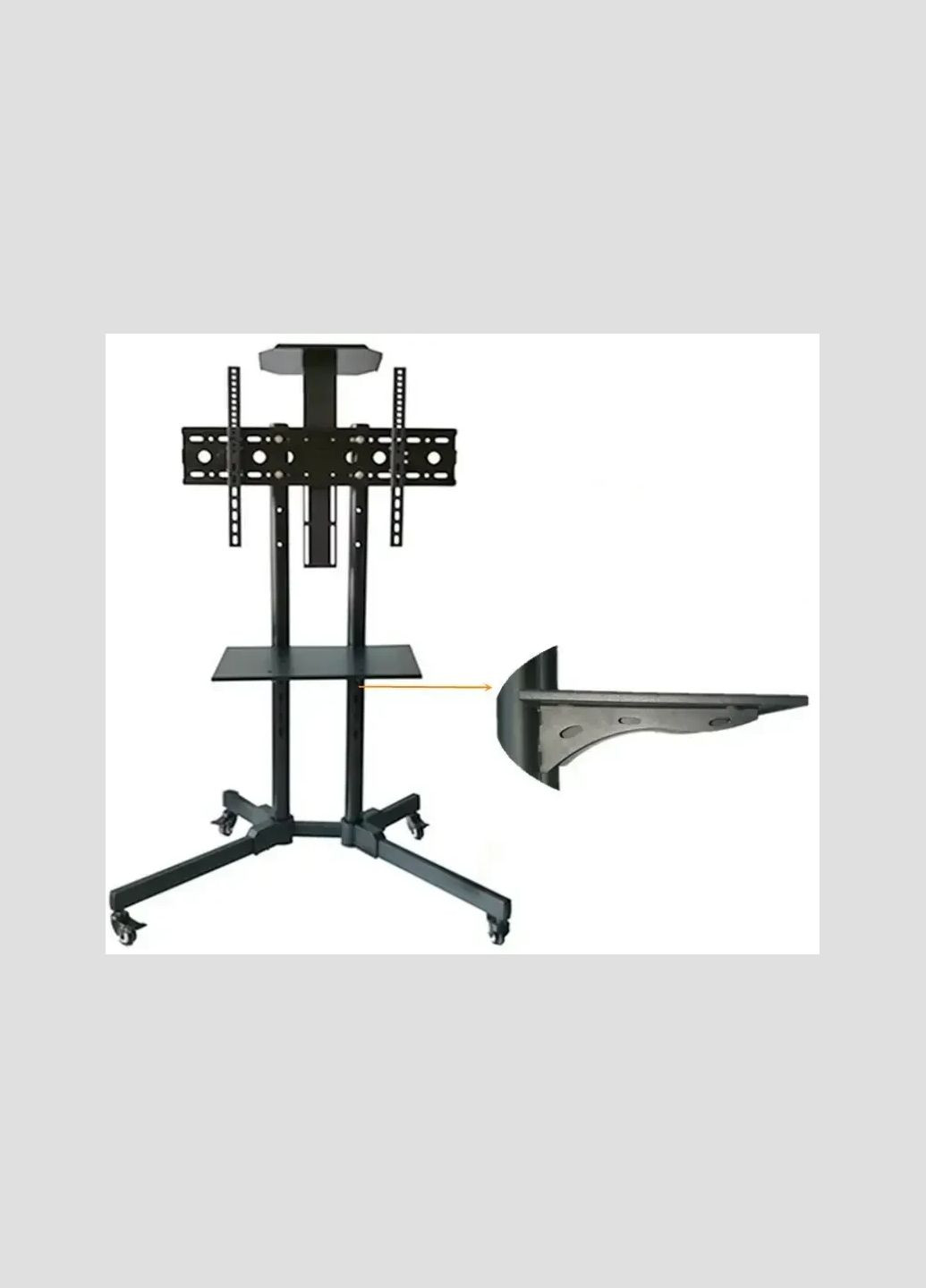 Кріплення для телевізора підлогове TV CART 1500 / 8005 32-70 / Мобільна стійка тримач кронштейн для ТВ V-Star (346597092)