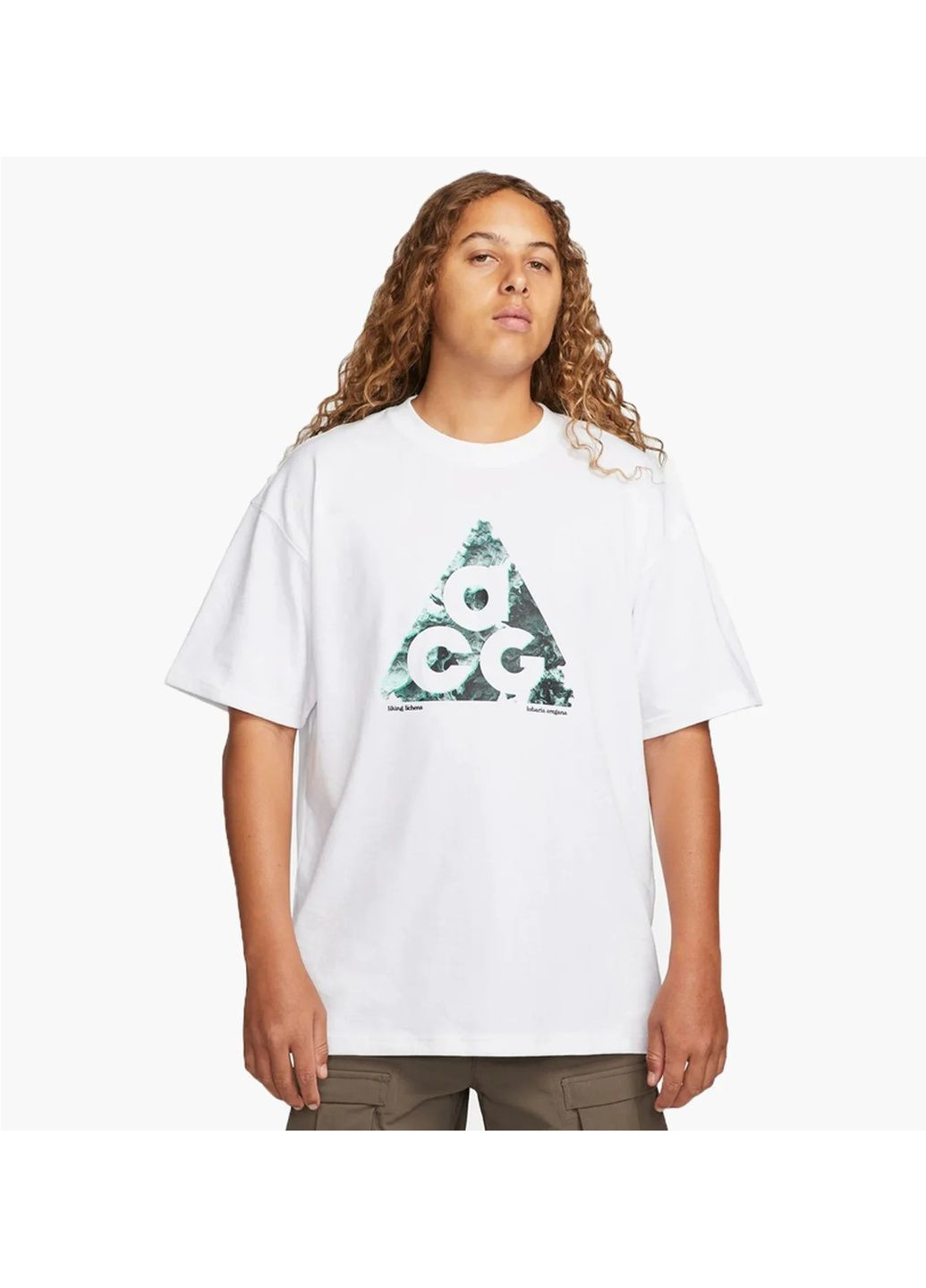 Белая футболка мужская acg tee white Nike