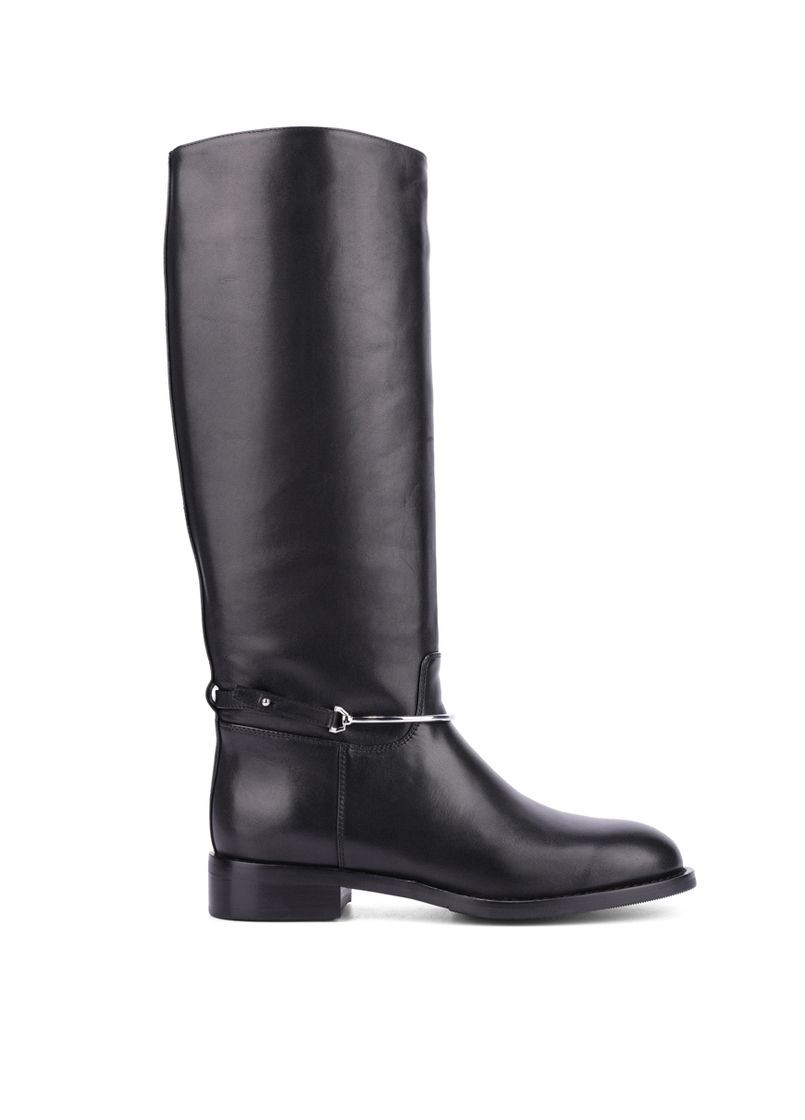 Жіночі Чоботи 885H-1629-N04 Чорний Шкіра Attizzare (365434887)