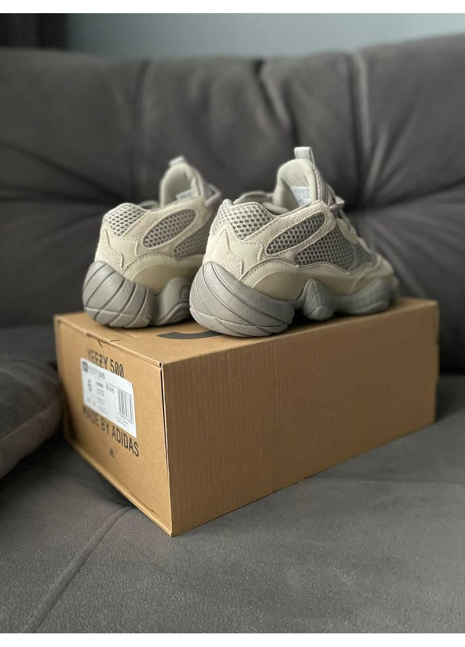 КРОСІВКИ ЖІНОЧІ ADIDAS YEEZY BOOST 500 GREY АДІДАС ІЗІ БУСТ No Brand сірі демісезони (369393399)