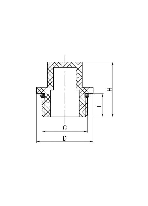 Заглушка K0278.PRO - 3/4 PPR ЗР (KP2922) KOER (315443876)