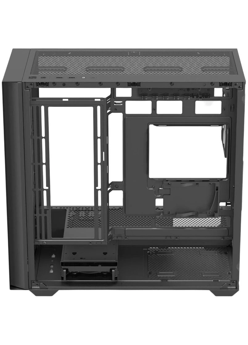 Корпус D302A-G-BK-v1 Black (ACCS-DS04043.11) [146685] Aerocool (400892100)