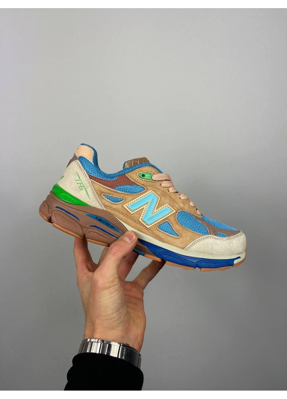 КРОСІВКИ ЖІНОЧІ NEW BALANCE 990 V3 JOE FRESHGOODS OUTSIDE CLOTHES НЬЮ БЕЛАНС 990 V3 No Brand бежеві демісезони (368884505)