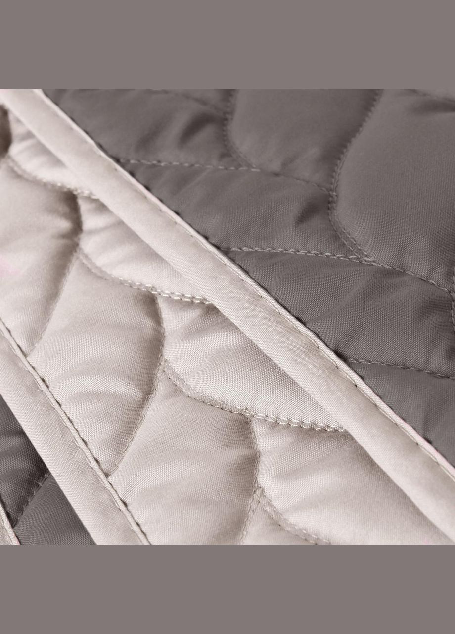 Покрывало Warmis Sei Design двустороннее серый/бежевый 220*240 IDEIA (322764853)