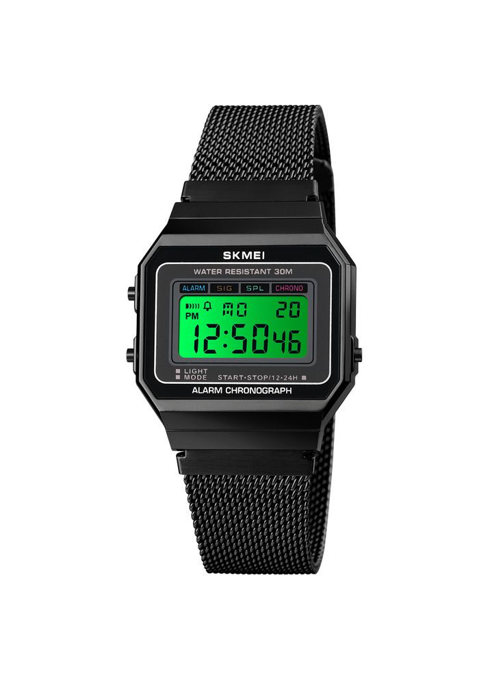 1660BK Black электронный сasual, классический Skmei (323079740)