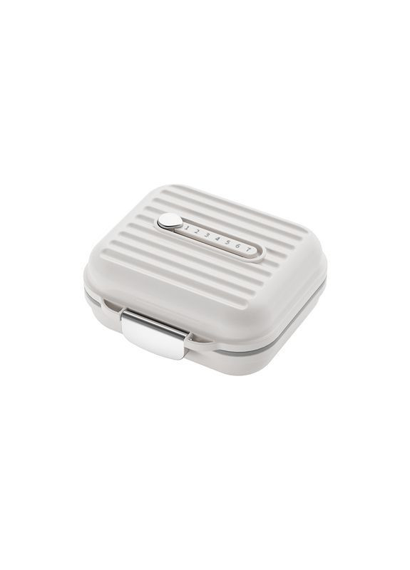 Портативный органайзер для таблеток на 7 отделений - вместительная таблетница Fashion, размер S More (369157001)