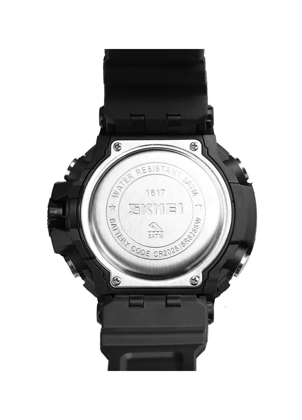 Чоловічий спортивний наручний годинник 1617 Чорний Skmei (313653784)