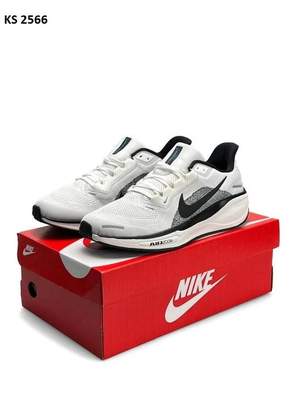 Белые летние кроссовки nike pegasus 41 white найк аир пегасус No Brand