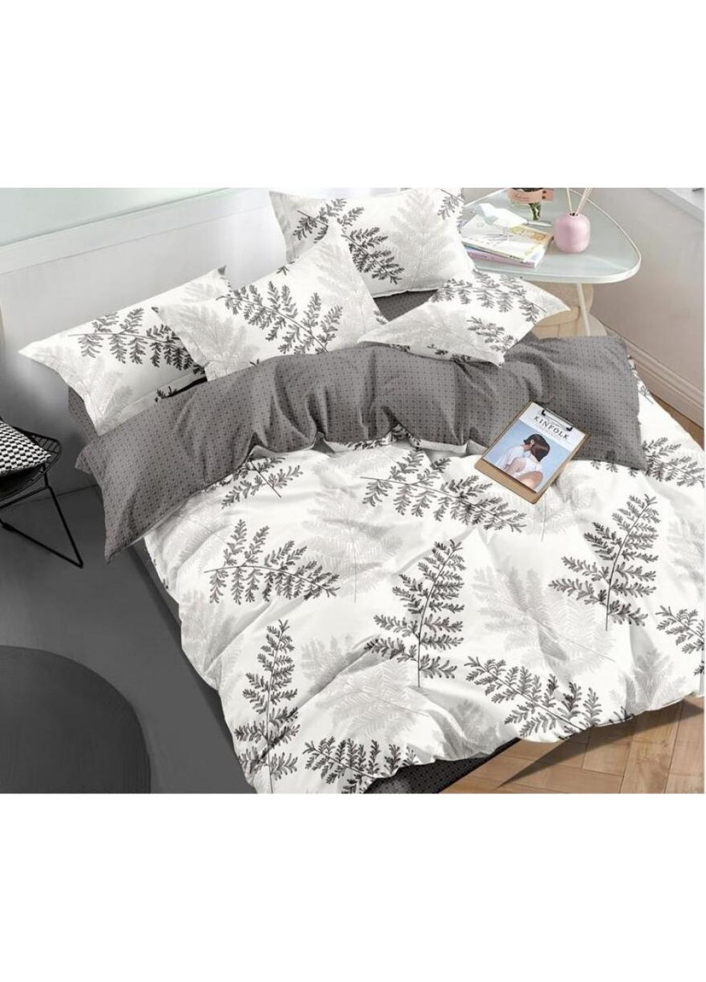 Постільна білизна Папороть мікс, бязь Євро Комфорт-текстиль (354823695)