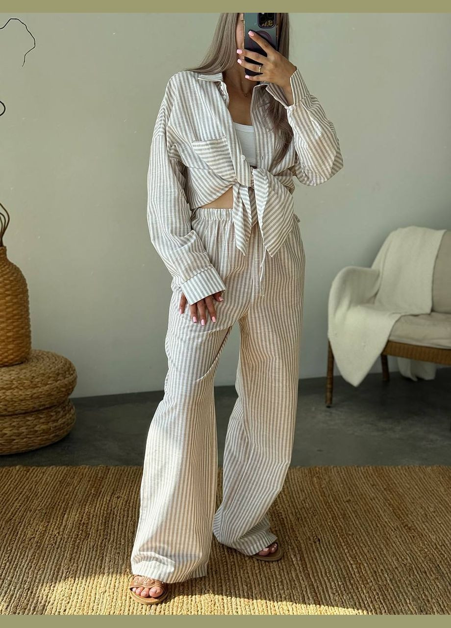 Женский костюм в полоску Гермес (341328595)