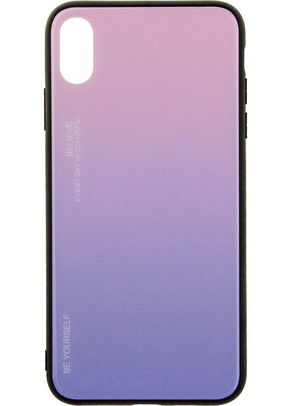 Чехол-накладка Gradient Glass Case Apple iPhone XS Max Pink Toto (301784209)