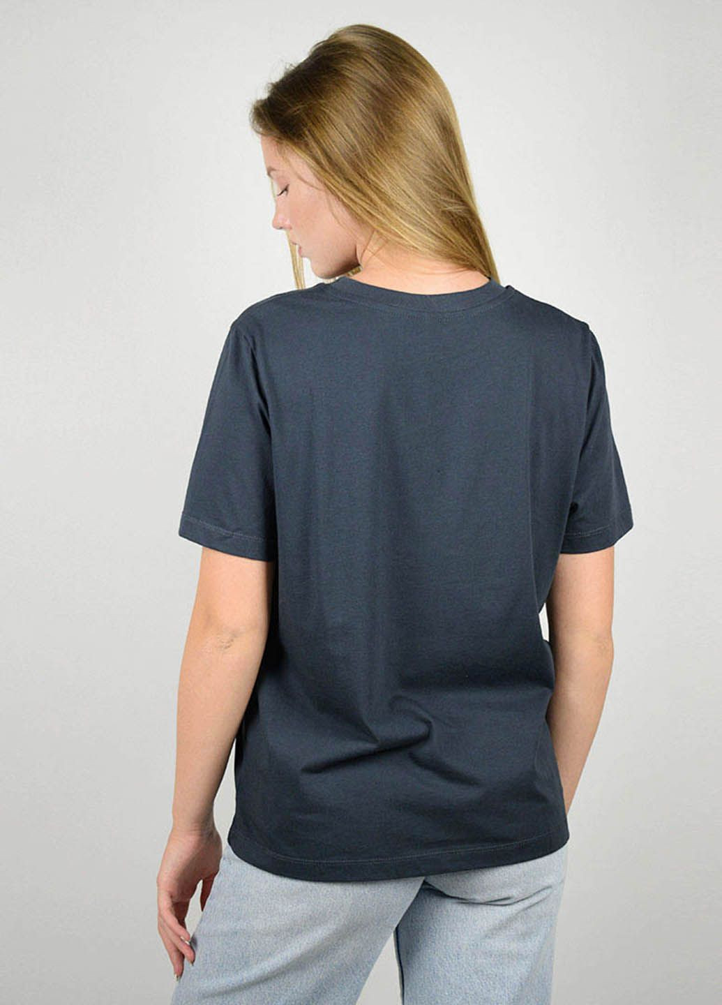 Сіра літня футболка жіноча сіра 101249 Power