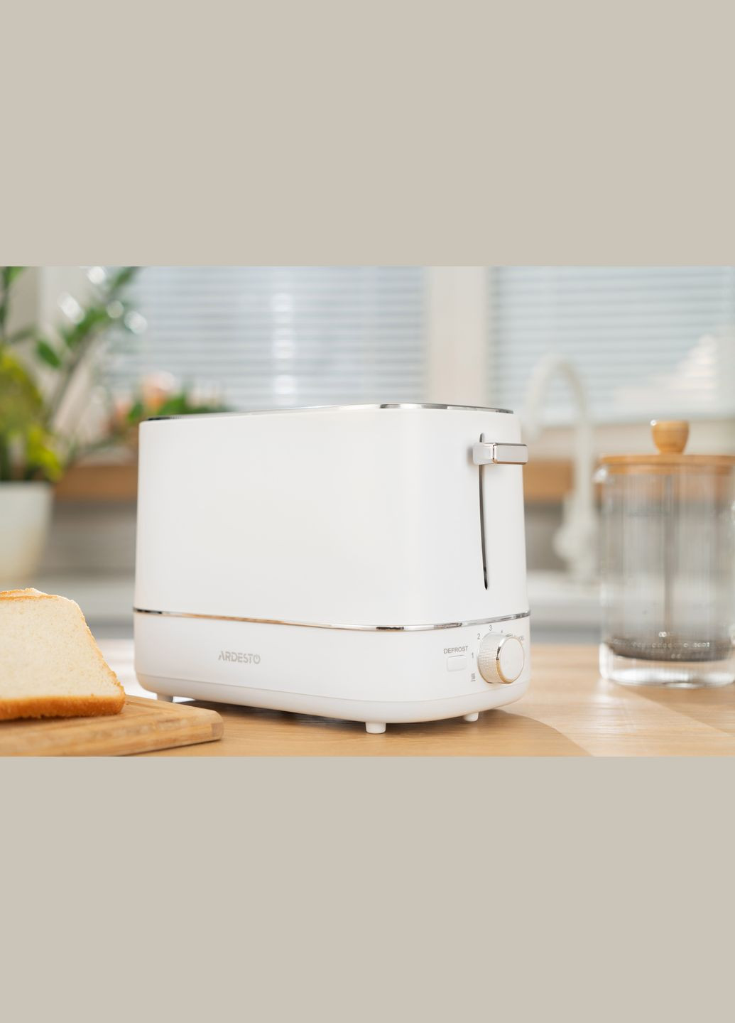 Тостер T-F420B, 800Вт, пластик, 2 слота, белый Ardesto (322131734)