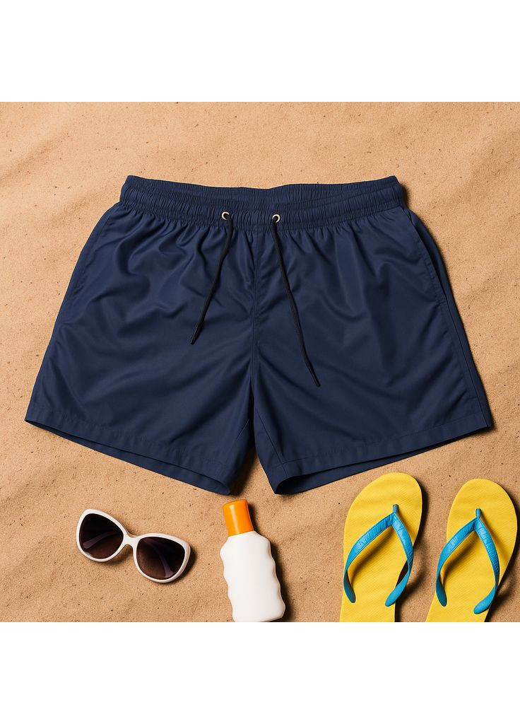 Мужские синие пляжные плавки-шорты мужские пляжные, модные, летние, шорты для купания в бассейне Freeflow