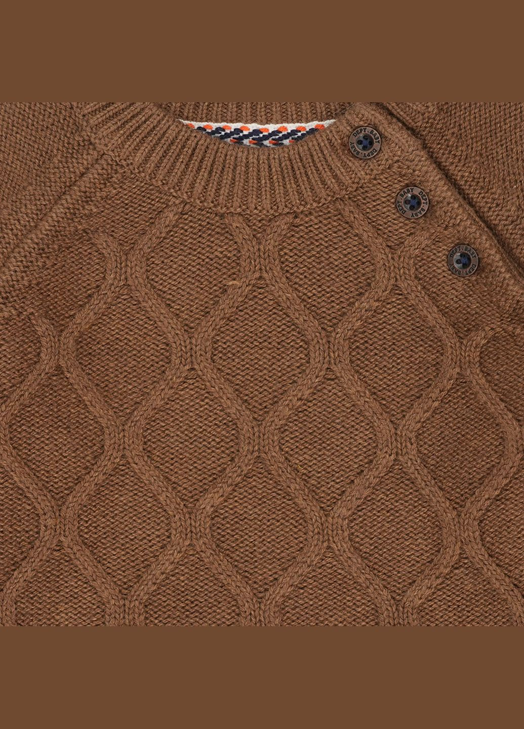 Коричневый зимний свитер H&M