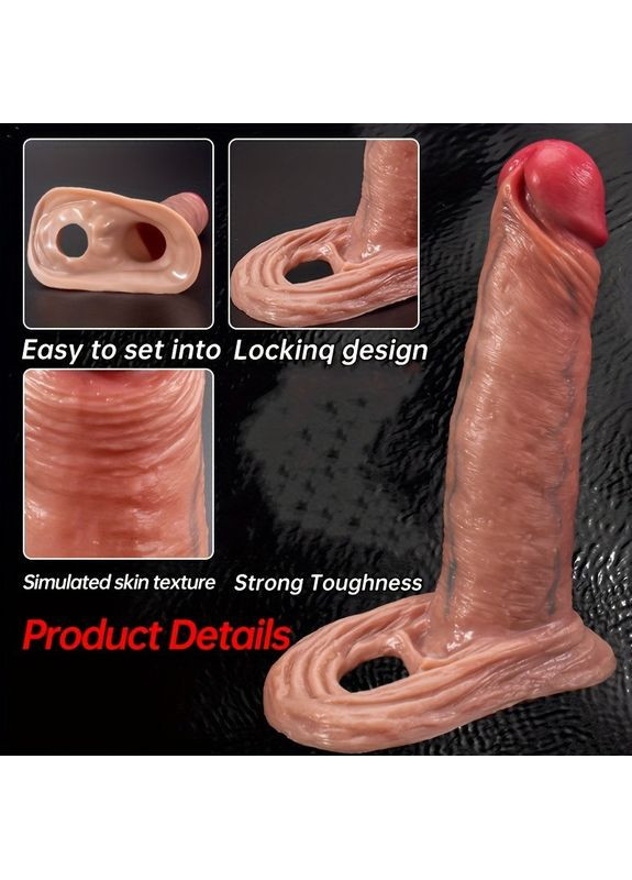 Насадка удлинитель на пенис Realistic Extender L size Focus (370203113)