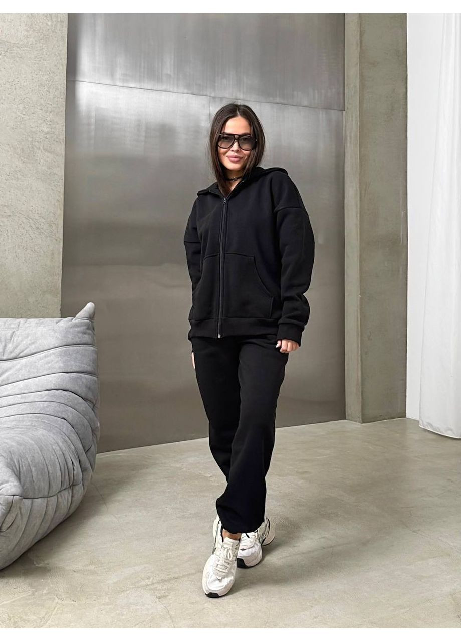 Тепленький спортивний костюм крою оверсайз More_bboutique Спортивний костюм (368636287)
