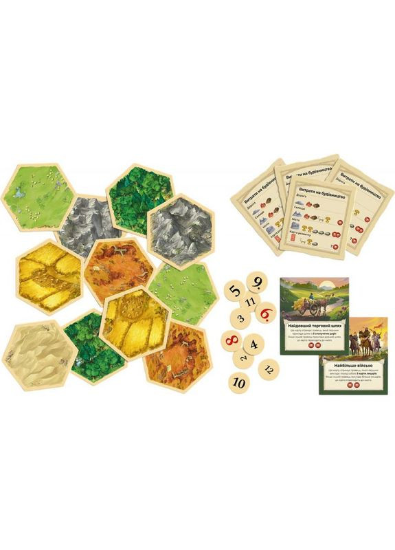 Настільна гра Катан (Catan) (укр) ( ) ROZUM R100UA (370762655)
