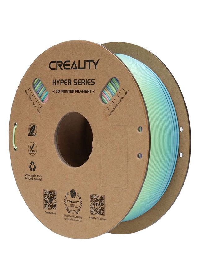 Пластик для 3D принтера Hyper PLA Filament 1 кг 1.75 мм Rainbow Spring Lake (3301010424) Creality (337363821)
