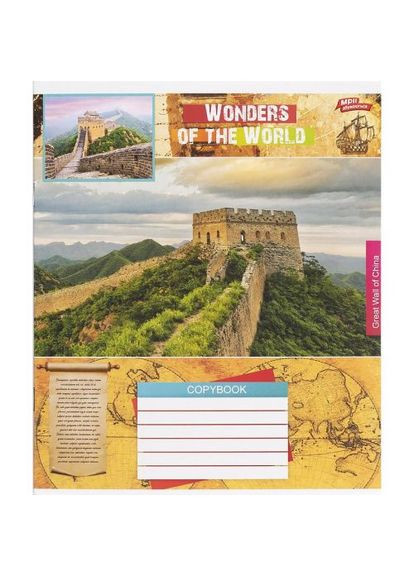 Тетрадь цветная клетка Мечты Сбываются для школы и учебы блокнот для записей 20 штук ProDobro (367100189)