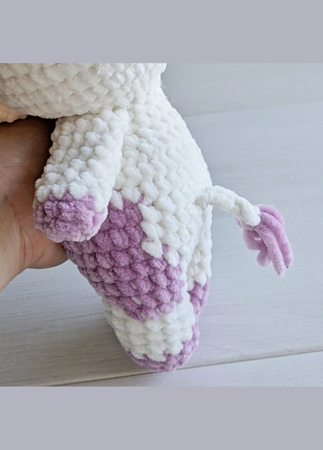 Набір для в'язання корівки (фіолетова 23 см) Hand Made (316089593)