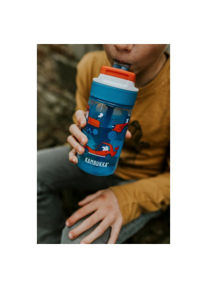 Пляшка для води (11-04044) Kambukka Lagoon 400 мл Road Dogs синій (370019799)