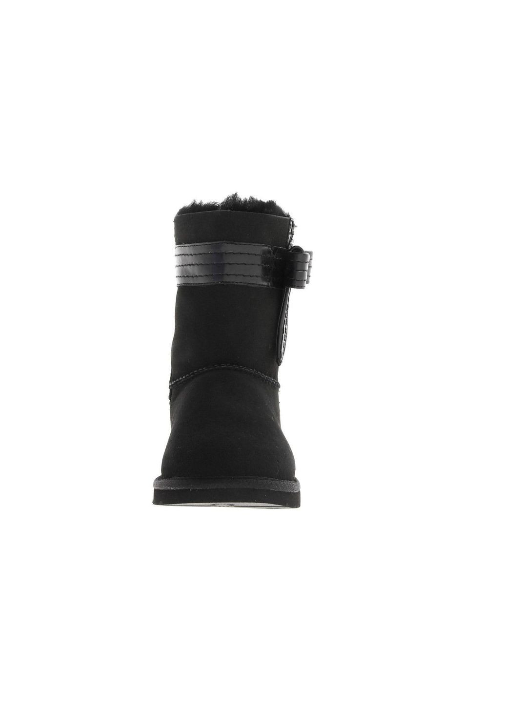 Черные угги australia josette black с декоративными кожаным бантом сбоку (размер 38) UGG