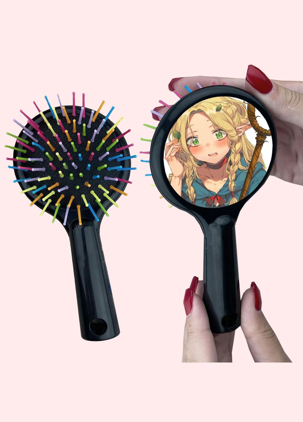 Гребінець для волосся Аніме Підземелля смакот #0001 чорний No Brand (315046092)