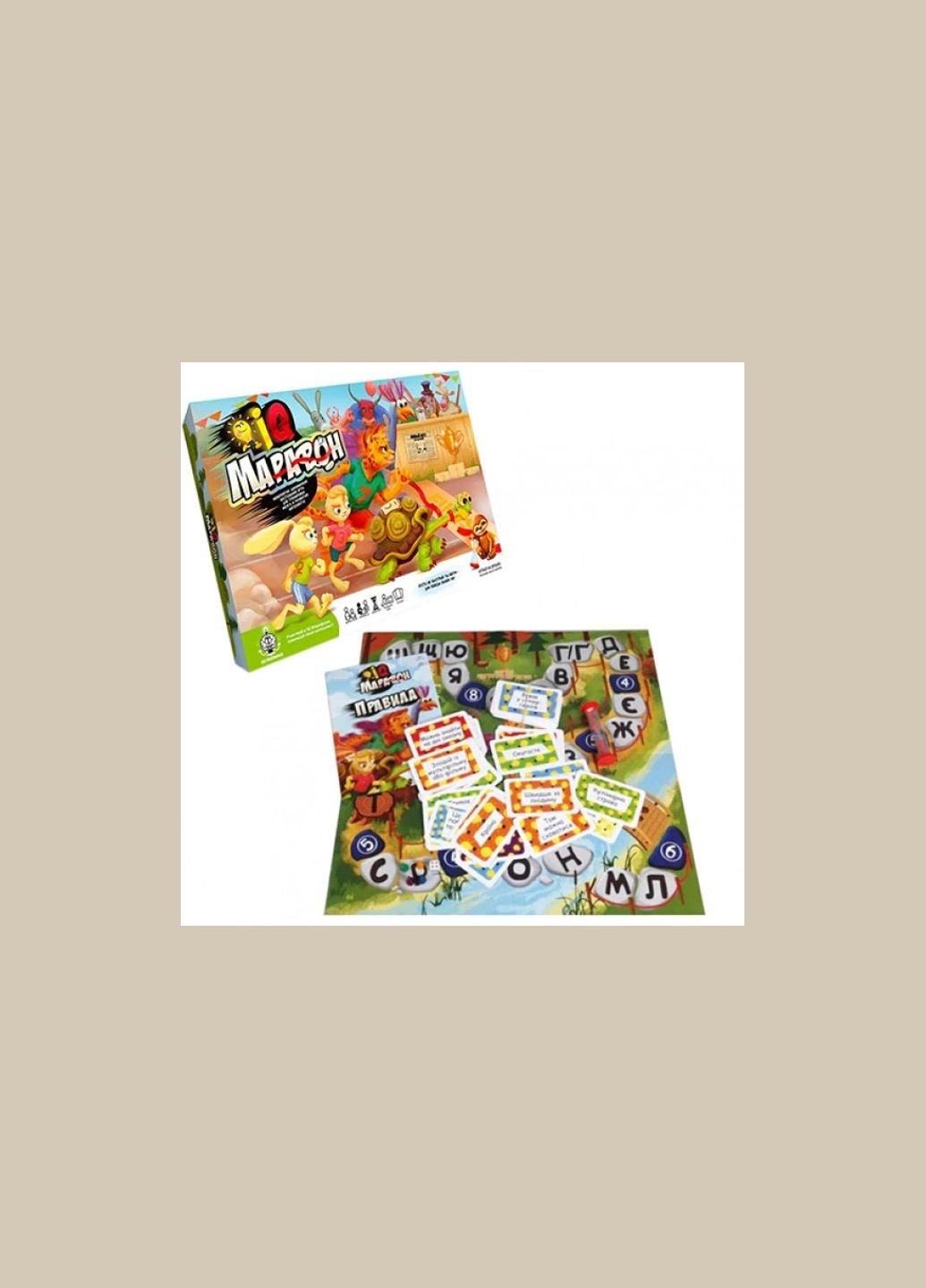 Настольная игра для детей 6 лет IQ Марафон Danko Toys (333706721)
