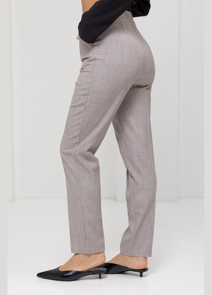 Жіночі класичні штани зі стрілками світло-сірі Arjen (289787535)