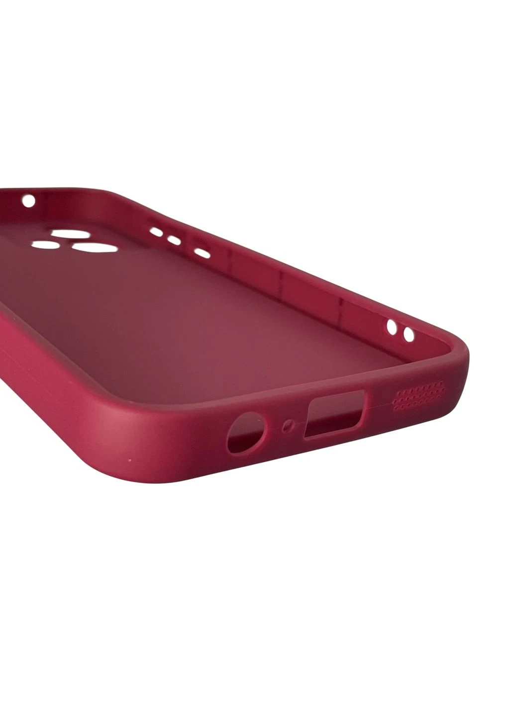Чохол силіконовий Soft Touch з 3D принтом милий ведмедик для Moto G84 (PAYM0011RS) бордовий (Повний захист камери) Motorola (378974525)