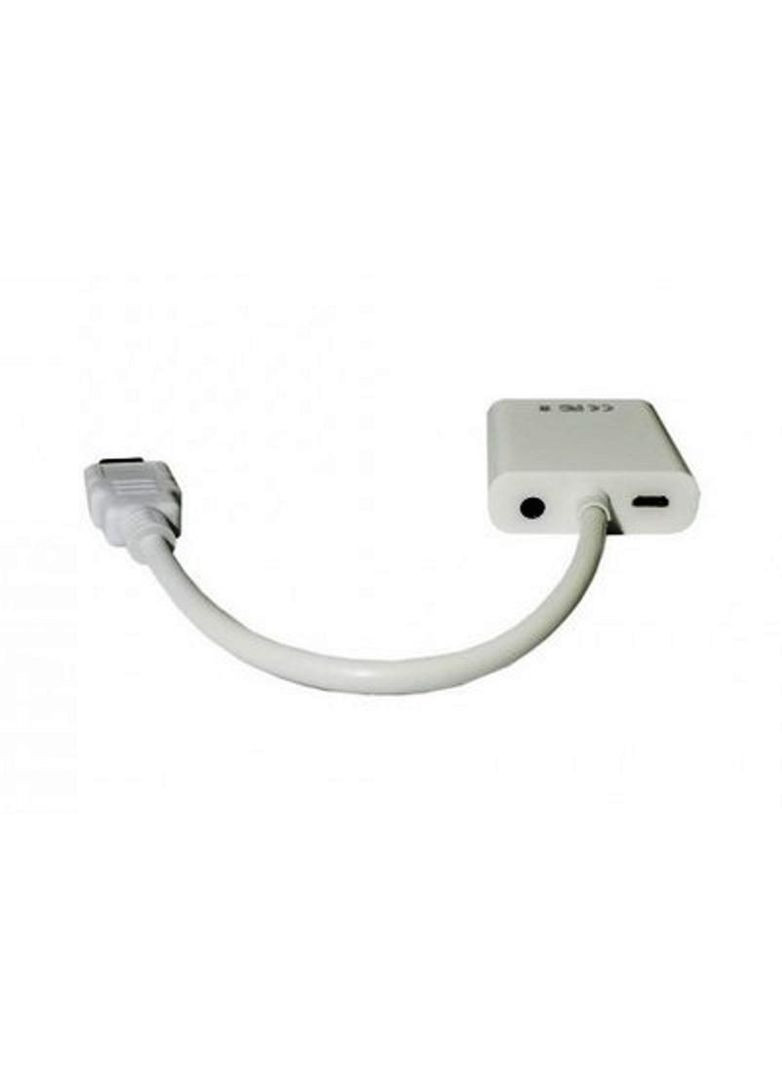 Переходник HDMI на VGA (U-990 white) (с кабелями аудио и питание) ST-Lab (356133394)