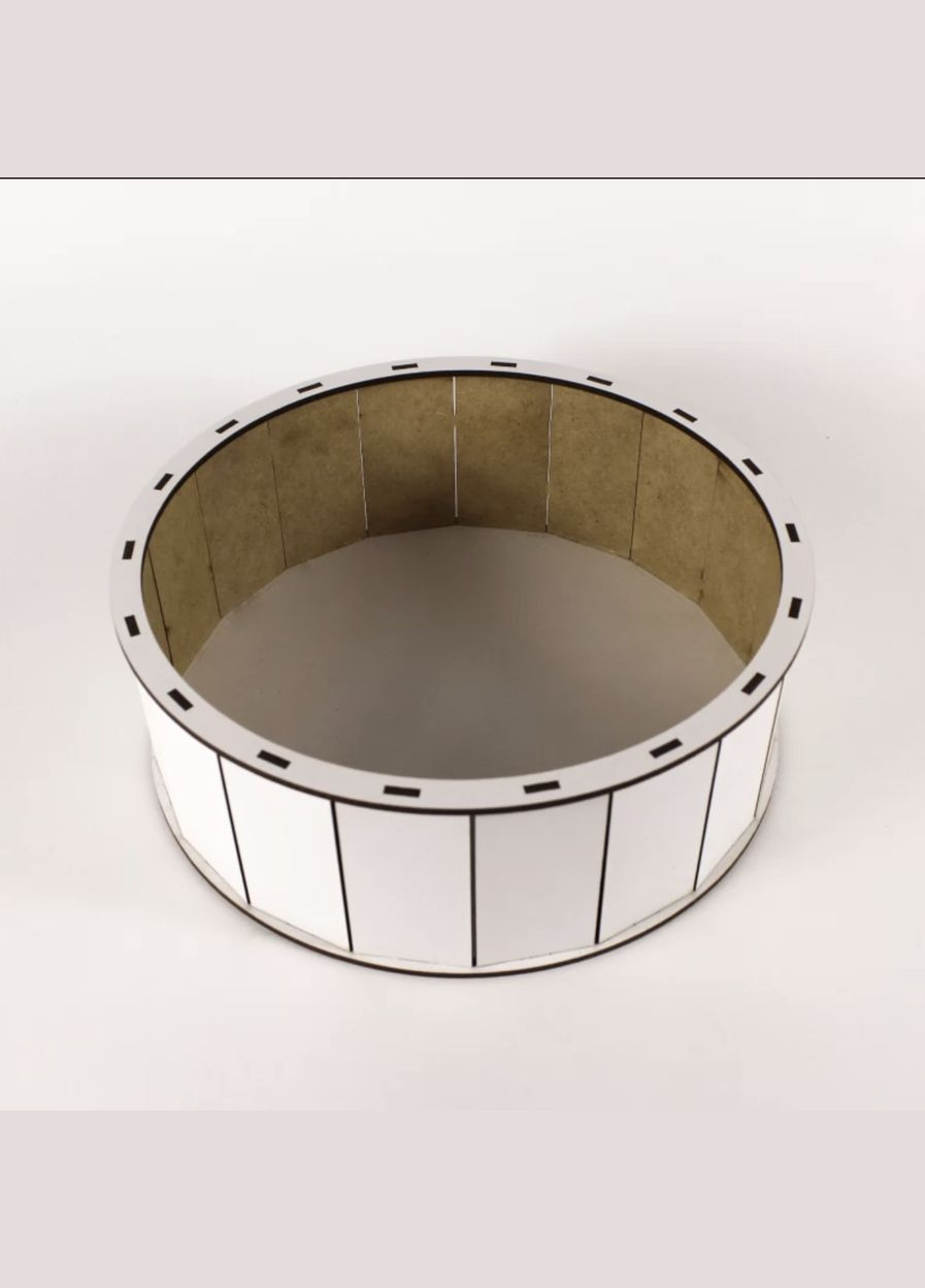 Коробка дерев'яна кругла "Merry Christmas" No Brand (314859840)