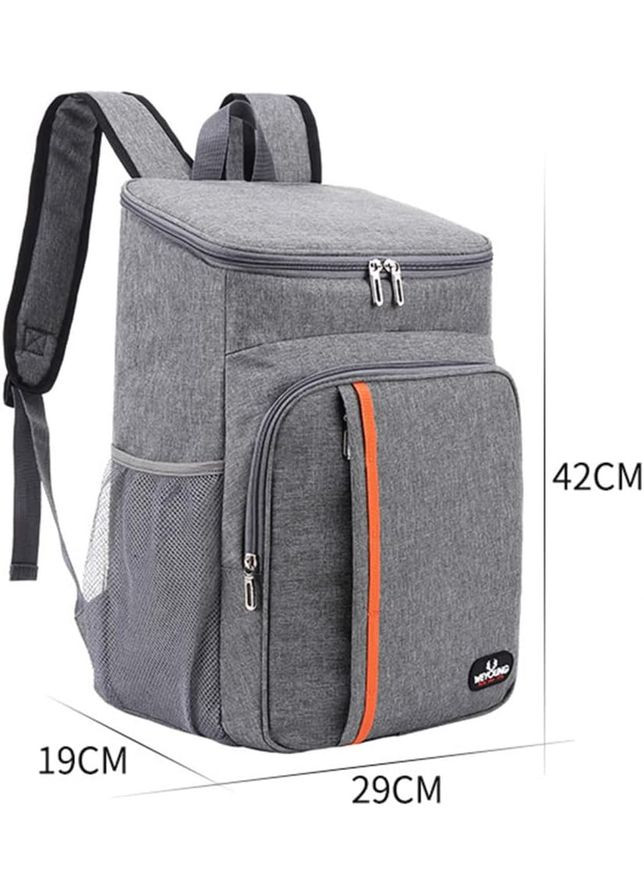 Герметичный рюкзак-холодильник термосумка для пикника, путешествий и кемпинга FT-9877 Grey No Brand (350349289)