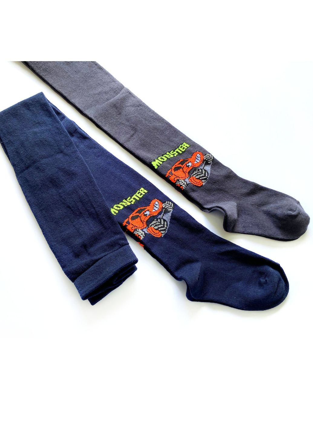 Детские колготки. МонстрТрак. Цвет: Тёмно-синий. Крокус (338427298)