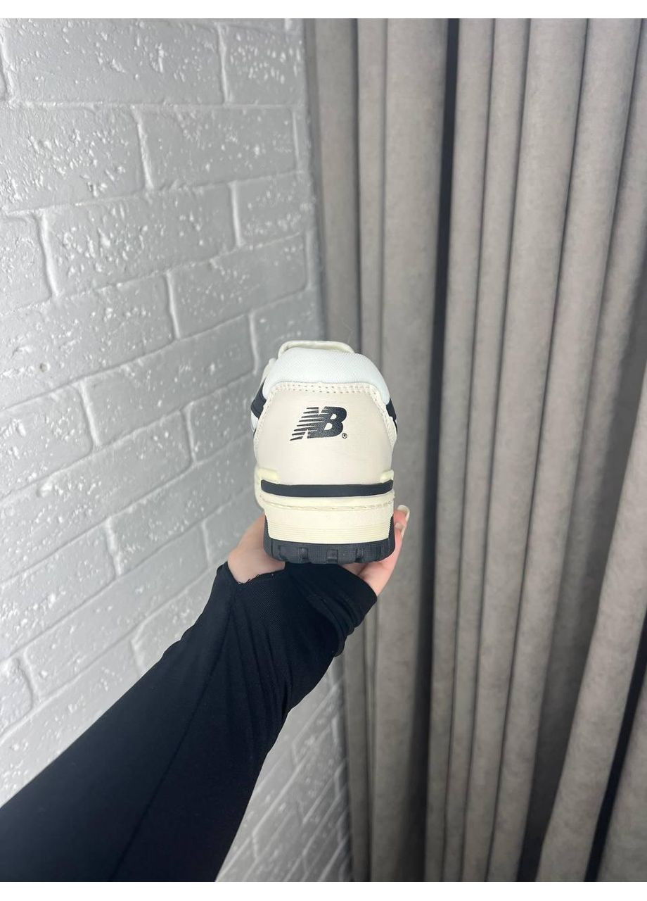 КРОССОВКИ ЖЕНСКИЕ NEW BALANCE 550 BEIGE BLACK НЬЮ БЕЛАНС 550 No Brand чёрные демисезоны (368885763)
