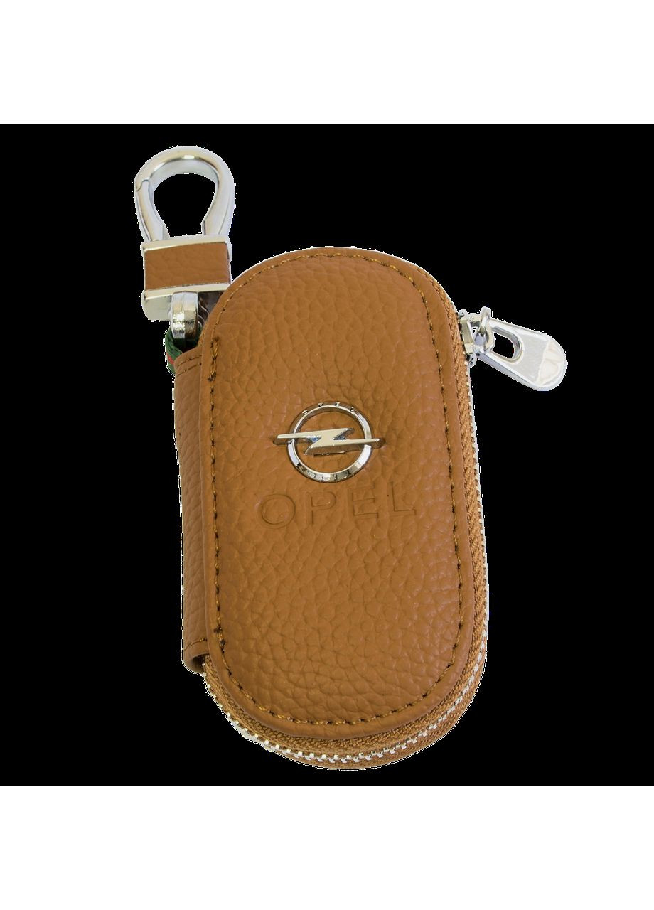 Ключница, кожаная автоключница с логотипом ОПЕЛЬ (коричневая 18001) Opel (360949517)