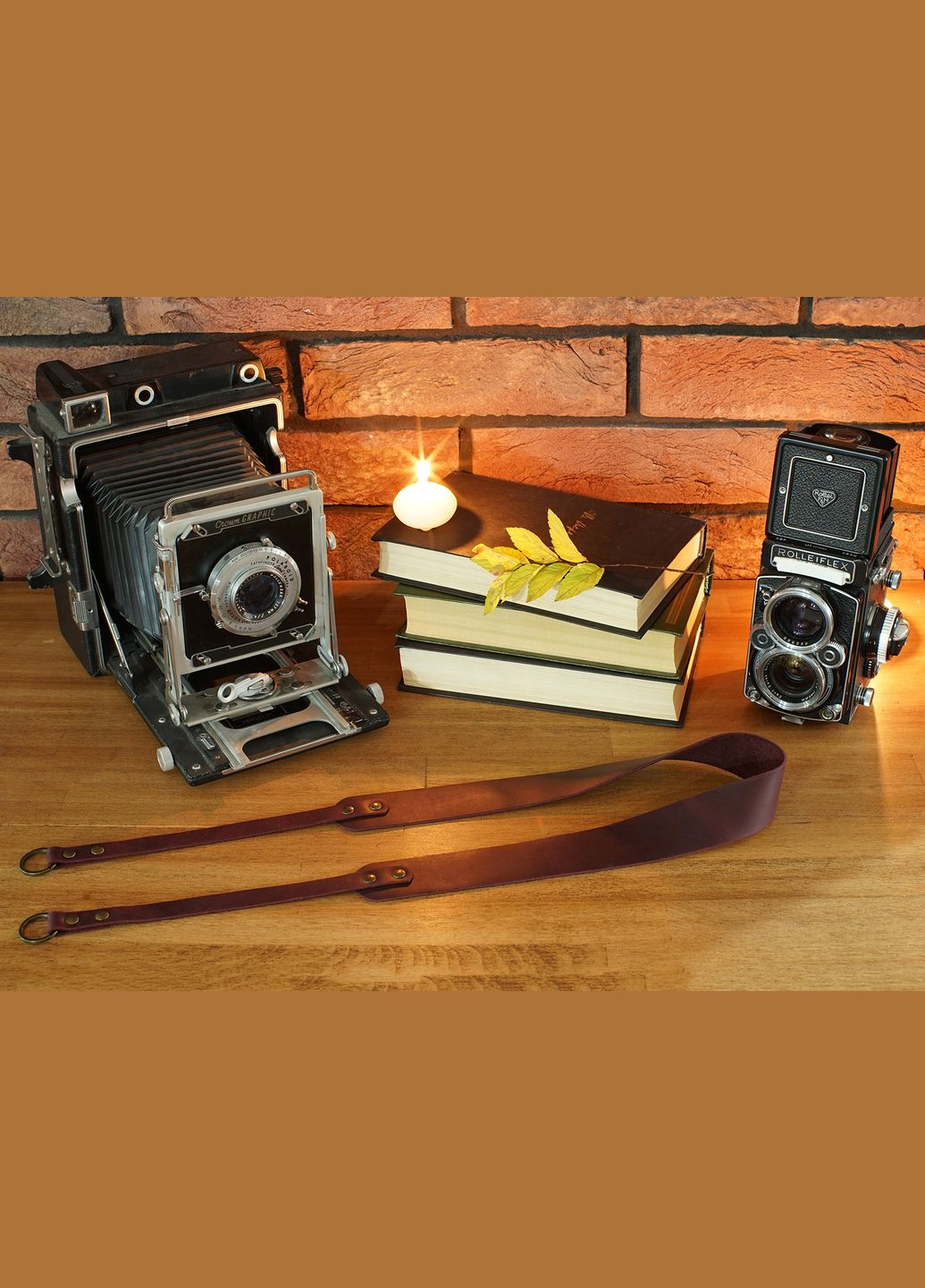 Кожаный ремень для фотокамеры с персонализацией No Brand (304418957)