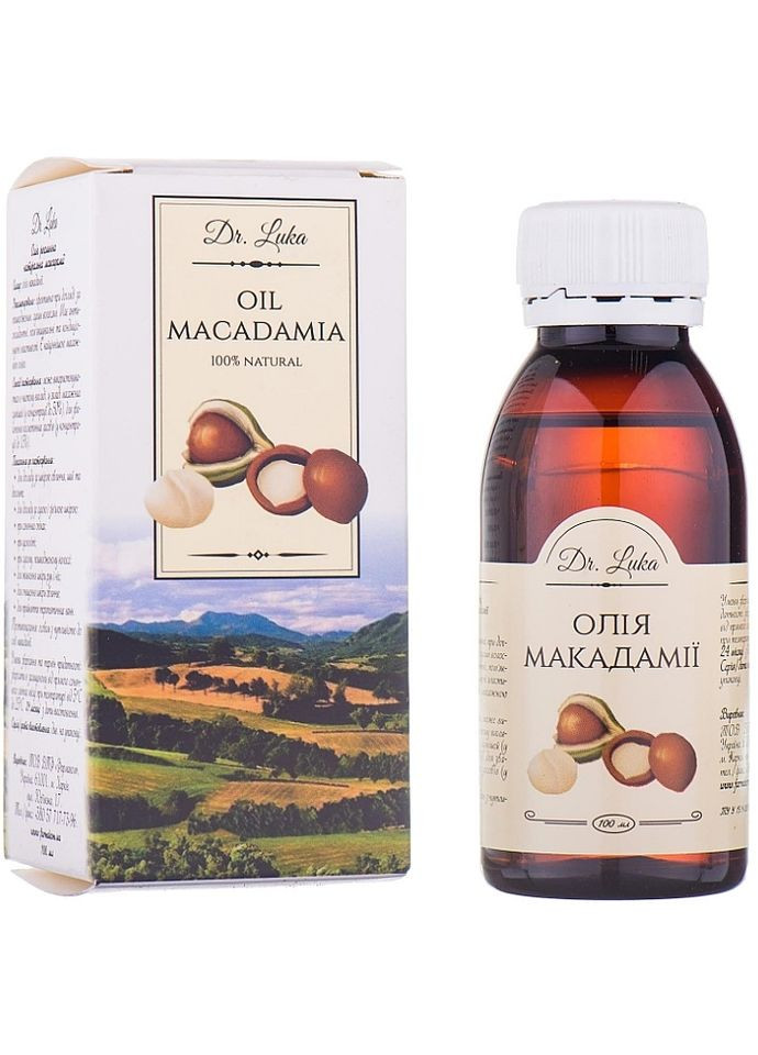Масло косметическое макадамии 100ml (1438533-30666394) Dr. Luka (369135236)